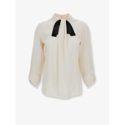 Viscose shirt with contrasting detail