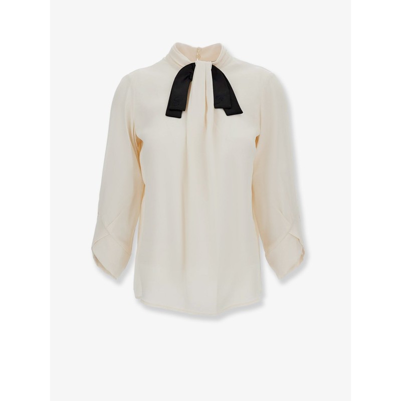 Viscose shirt with contrasting detail