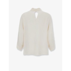 Viscose shirt with contrasting detail