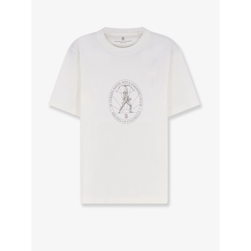 Cotton T-shirt with print on the front