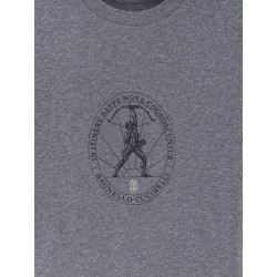 Cotton T-shirt with front print