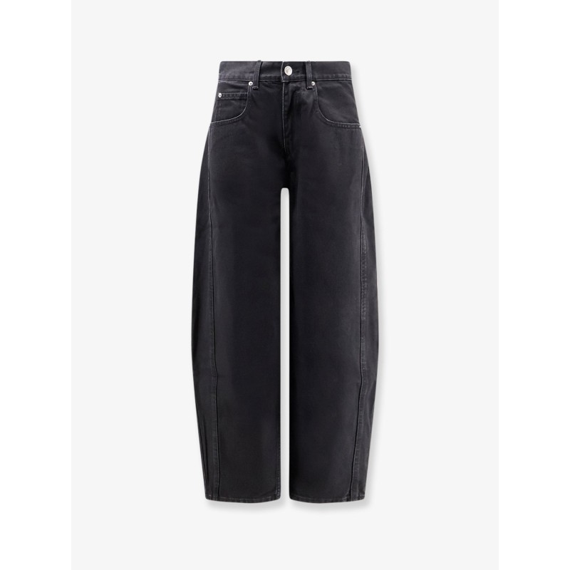 Oriane black denim trousers