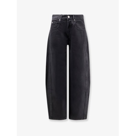 Oriane black denim trousers
