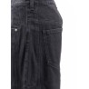 Oriane black denim trousers