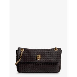 Madison leather shoulder bag with Knot detail