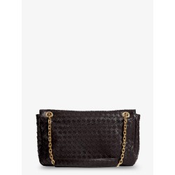 Madison leather shoulder bag with Knot detail