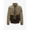 Organic cotton jacket with nylon hood