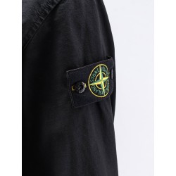 Hooded organic cotton jacket