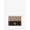 Mini leather wallet and GG Supreme fabric