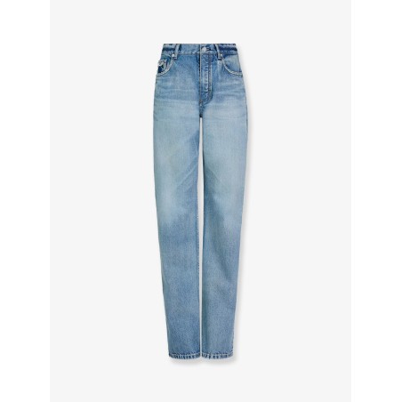 Blue denim jeans