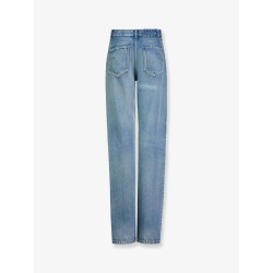 Blue denim jeans