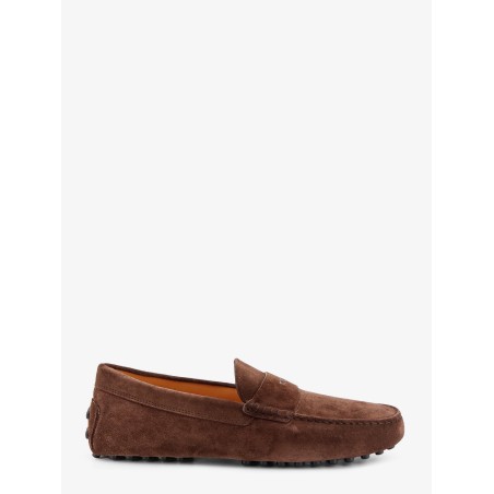 Suede loafers with Gommini detail on the back