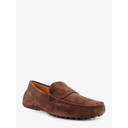 Suede loafers with Gommini detail on the back
