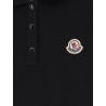 Cotton polo shirt with logo patch