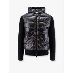 Down Jacket with virgin wool inserts