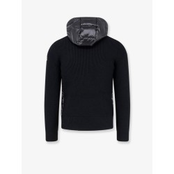 Down Jacket with virgin wool inserts