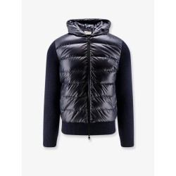 Down Jacket with virgin wool inserts