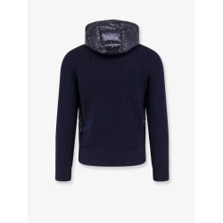 Down Jacket with virgin wool inserts