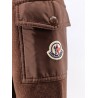 Virgin wool cardigan with Logo patch
