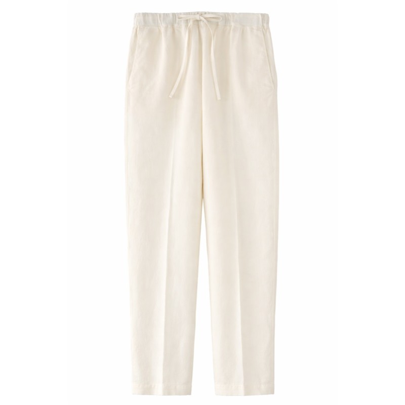 PANTALONE IN LINO CON COULISSE