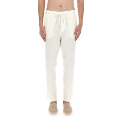 PANTALONE IN LINO CON COULISSE