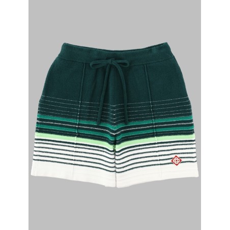 SHORTS A RIGHE BOUCLÉ