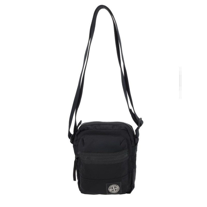 BORSA A TRACOLLA IN NYLON METAL