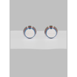 GEMELLI "SIGNATURE STRIPE" CON LOGO