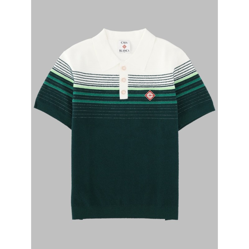 POLO A RIGHE BOUCLÉ