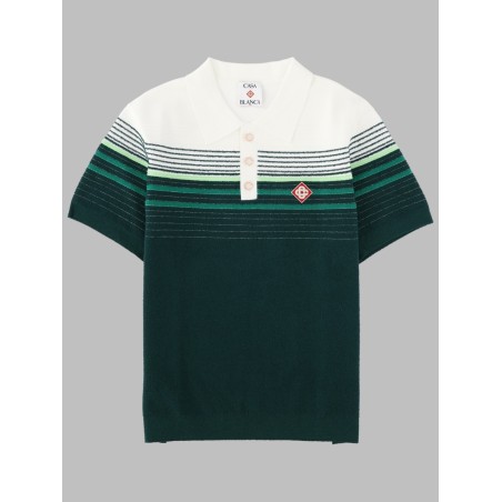 POLO A RIGHE BOUCLÉ