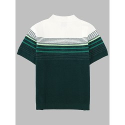 POLO A RIGHE BOUCLÉ