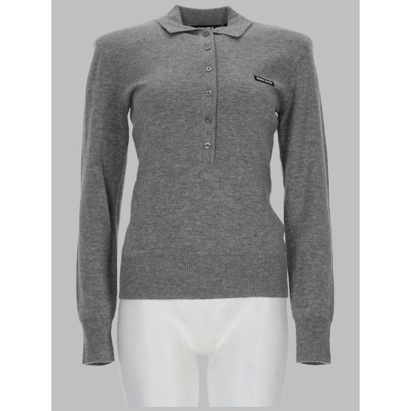 POLO IN LANA MERINO E CASHMERE