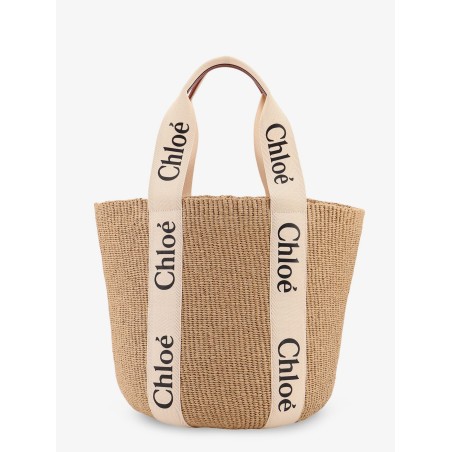 Woody raffia shoulder bag