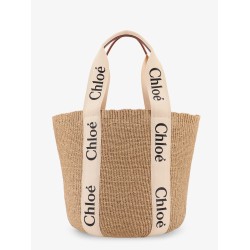 Woody raffia shoulder bag