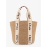 Woody raffia shoulder bag