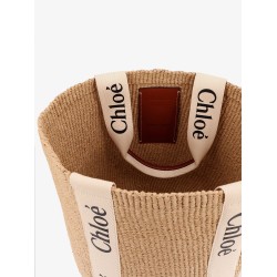 Woody raffia shoulder bag