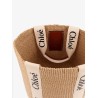 Woody raffia shoulder bag