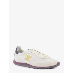 Racer nylon and suede sneakers