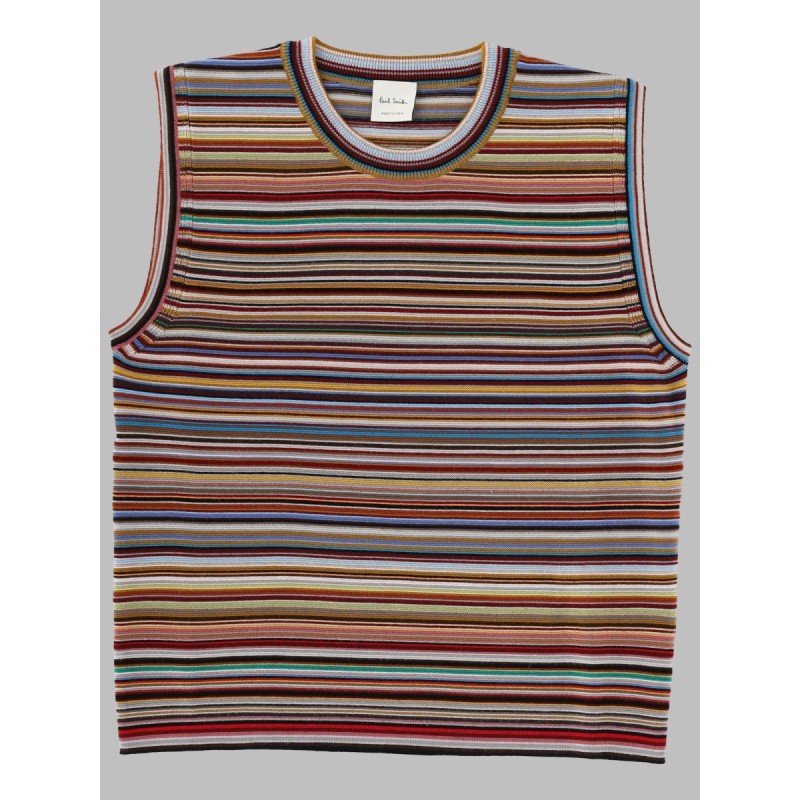 MAGLIA SMANICATA "SIGNATURE STRIPE"