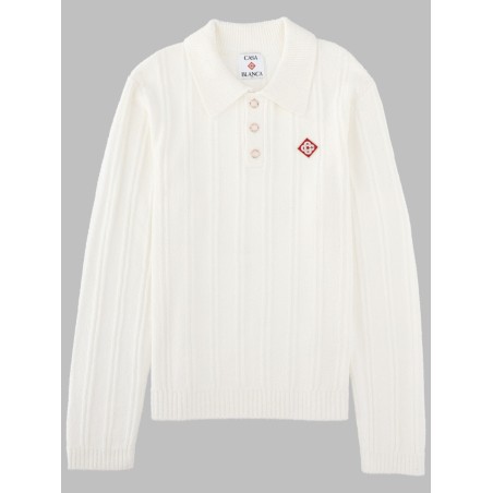 POLO A MANICA LUNGA IN BOUCLÉ