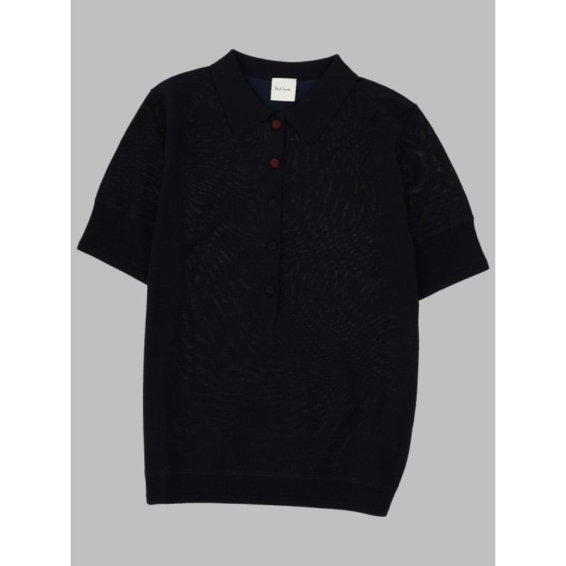 MAGLIA POLO IN LANA MERINO