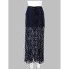 GONNA MIDI IN PIZZO E JERSEY