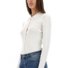 RIBBED CARDIGAN