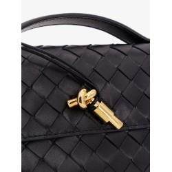 Andiamo Leather Clutch with Intrecciato Pattern