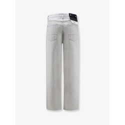 Faded effect jeans