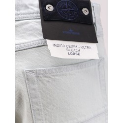 Faded effect jeans