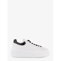 Low-top leather H-stripes sneakers