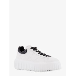 Low-top leather H-stripes sneakers
