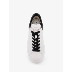 Low-top leather H-stripes sneakers