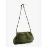 Suede Giorno shoulder bag with Intrecciato pattern